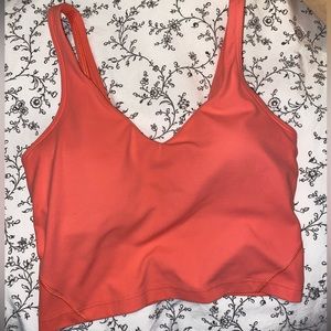 Brand new, coral lululemon align tank top.